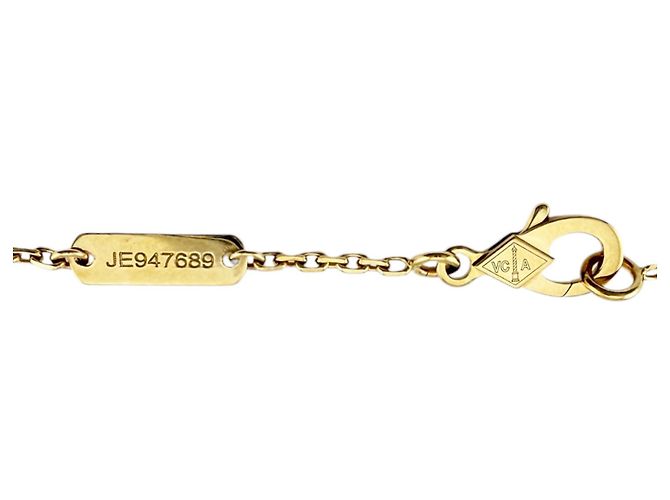 Collana Vintage Alhambra Van Cleef & Arpels in oro giallo 18K - vista 6