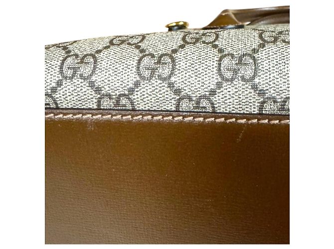 Borsa Tote Gucci GG Small Marrone - vista 10