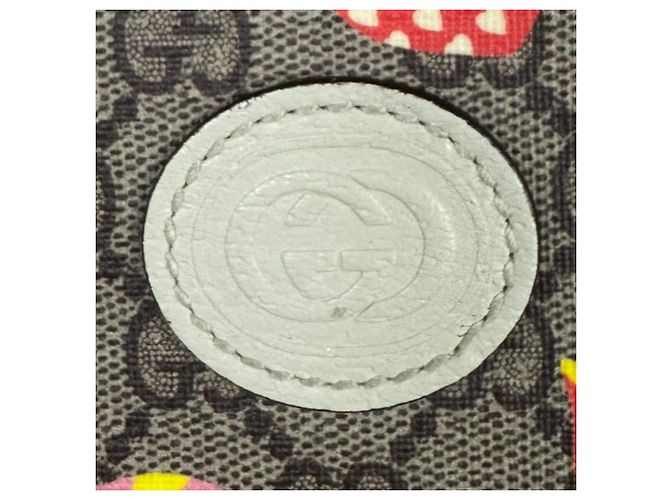 Borsa a tracolla Gucci Les Pommes Collection GG Supreme Bianco Beige - vista 14