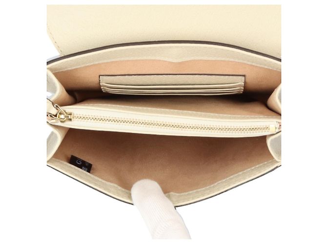 Borsa a tracolla Gucci Les Pommes Collection GG Supreme Bianco Beige - vista 6