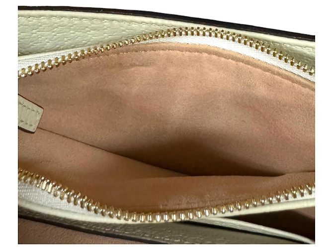 Borsa a tracolla Gucci Les Pommes Collection GG Supreme Bianco Beige - vista 9