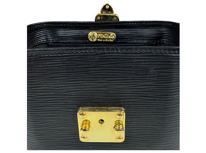 Borsa a tracolla Vanity Fendi Epi Nero - vista 11