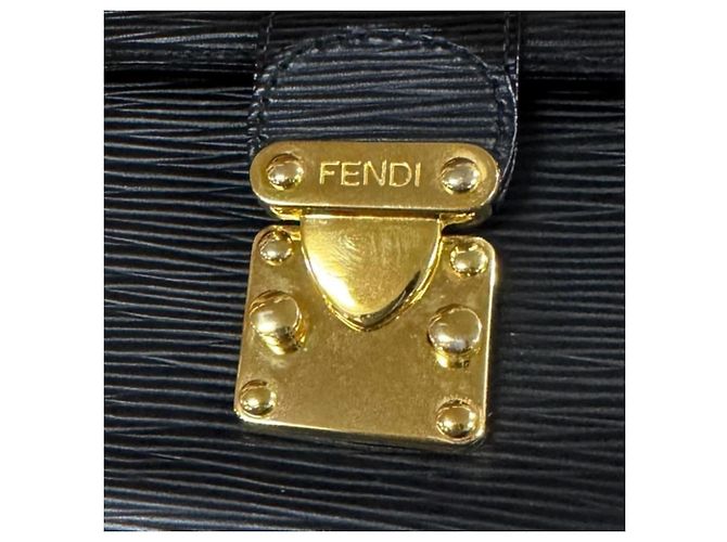 Borsa a tracolla Vanity Fendi Epi Nero - vista 15