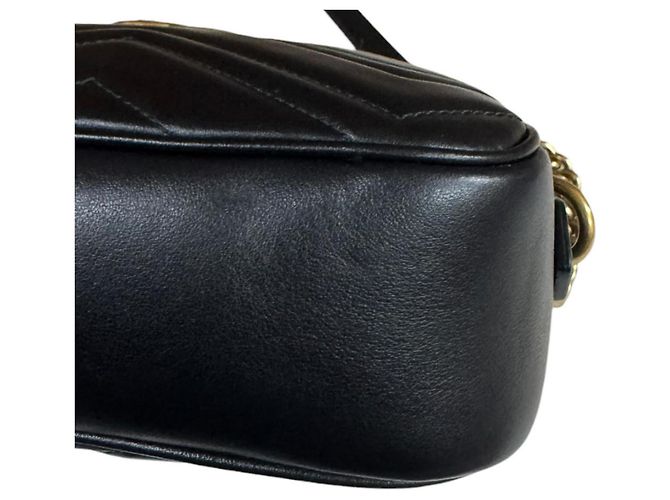 Borsa a tracolla Gucci GG Marmont Nero - vista 10