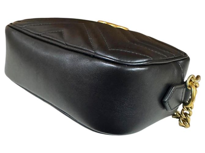 Borsa a tracolla Gucci GG Marmont Nero - vista 5