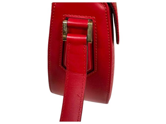 Borsa a tracolla Louis Vuitton Bussi Epi Rosso - vista 12