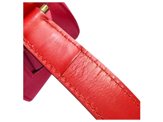 Borsa a tracolla Louis Vuitton Bussi Epi Rosso - vista 13