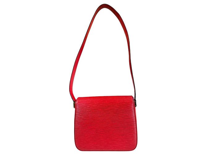 Borsa a tracolla Louis Vuitton Bussi Epi Rosso - vista 3