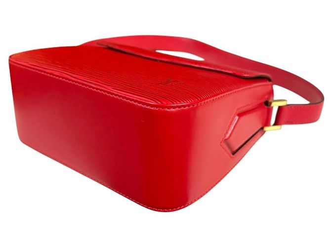 Borsa a tracolla Louis Vuitton Bussi Epi Rosso - vista 5