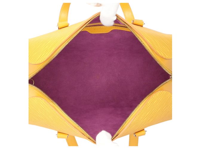 Borsa Louis Vuitton Soufflot Epi Giallo - vista 5