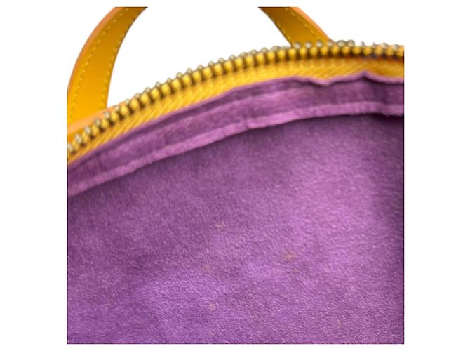 Borsa Louis Vuitton Soufflot Epi Giallo - vista 9