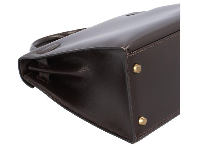 Hermès Borsa Hermes Kelly 28 Marrone Marrone scuro - vista 10