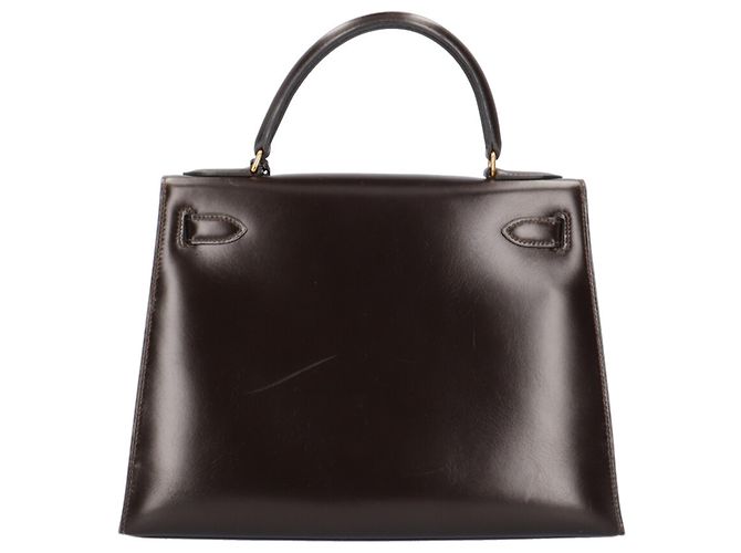 Hermès Borsa Hermes Kelly 28 Marrone Marrone scuro - vista 3