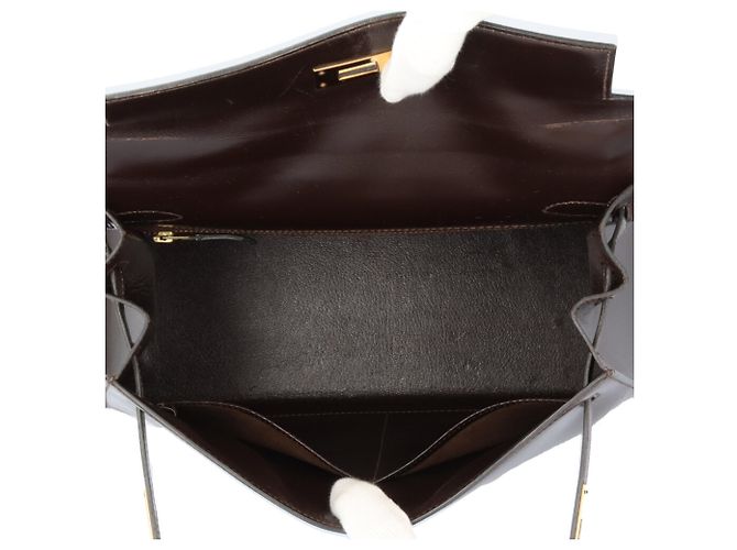 Hermès Borsa Hermes Kelly 28 Marrone Marrone scuro - vista 7