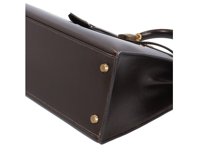 Hermès Borsa Hermes Kelly 28 Marrone Marrone scuro - vista 9