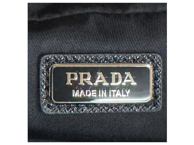 Bolso de mano de nylon Prada Negro - vista 7