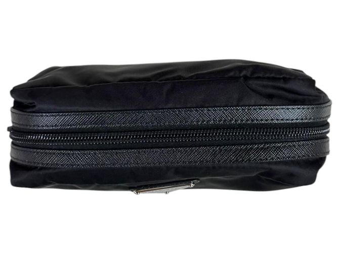 Bolso de mano de nylon Prada Negro - vista 8