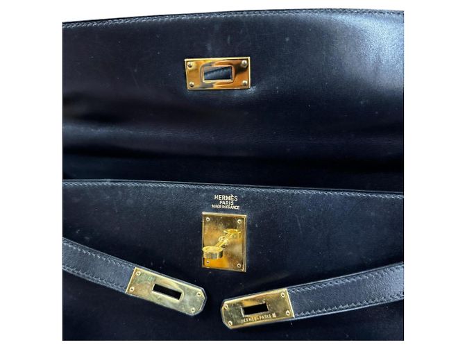 Hermès Borsa a tracolla Hermes Kelly 32 Nero - vista 10