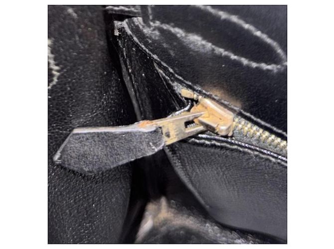 Hermès Borsa a tracolla Hermes Kelly 32 Nero - vista 9