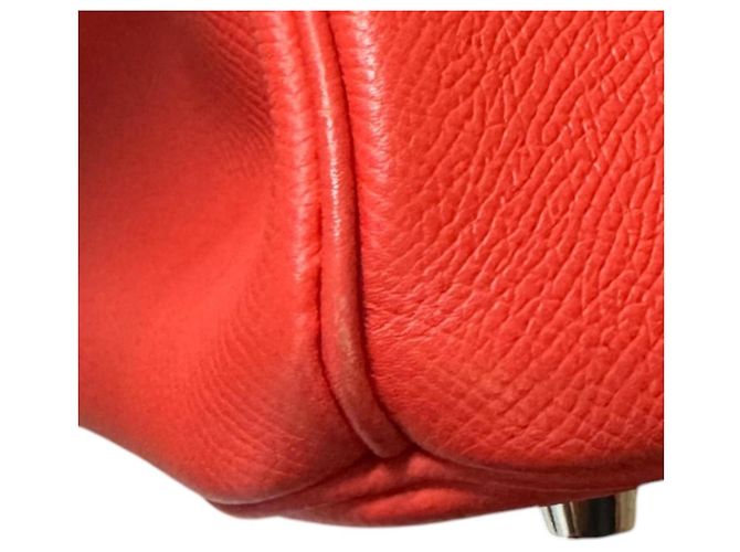 Hermès Borsa Hermes Birkin 30 in pelle Epsom rosa - vista 11