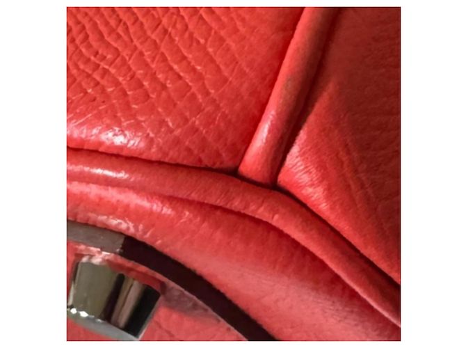 Hermès Borsa Hermes Birkin 30 in pelle Epsom rosa - vista 12