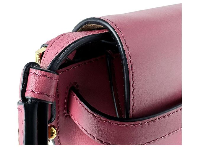 Borsa a tracolla in pelle Loewe Gate Dual Mini Rosa - vista 7