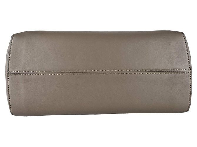 Borsa a tracolla media in pelle Fendi By The Way Grigio - vista 4