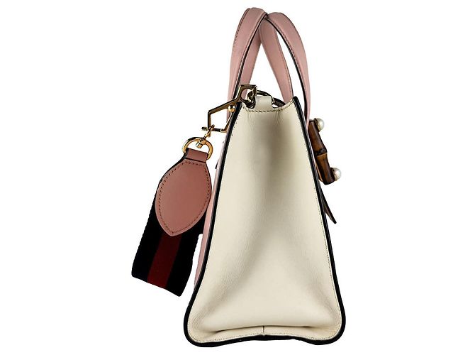 Borsa a mano/Borsa a tracolla Gucci Nymphaea in pelle Rosa Crudo - vista 2