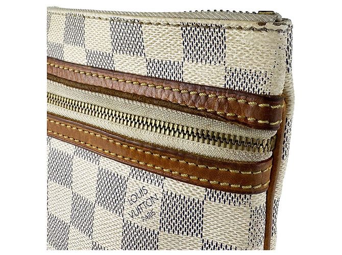 Borsa a tracolla Pochette Louis Vuitton Damier Azur Crudo - vista 6