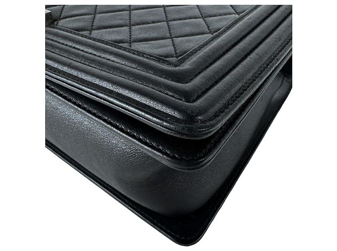 Borsa a tracolla Chanel Boy Nero - vista 8