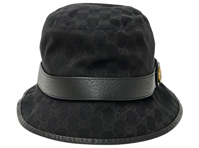 Cappello Bucket Gucci Nero - vista 2