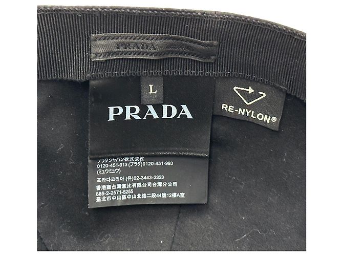 Gorra Prada de nailon negro - vista 6