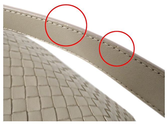 Borsa Bottega Veneta Intrecciato Beige e Blu - vista 13