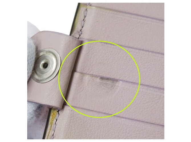 Portafoglio bi-fold da donna Fendi in pelle rosa - vista 11