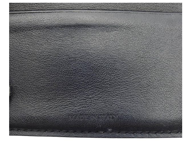 Triomphe Céline Portafoglio bi-fold da donna Celine in pelle nera Nero - vista 10