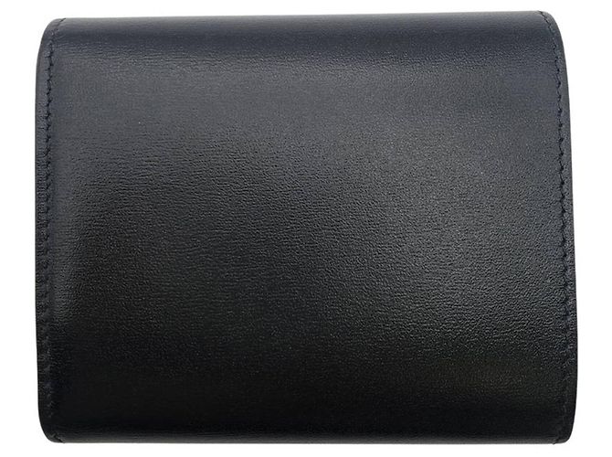 Triomphe Céline Portafoglio bi-fold da donna Celine in pelle nera Nero - vista 2