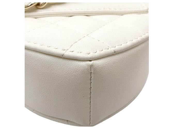 Borsa cintura Chanel a forma di cuore Bianco - vista 6