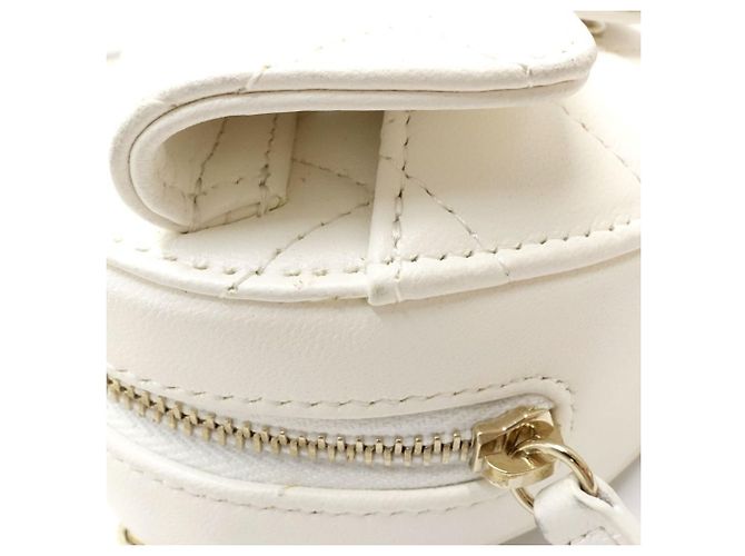 Borsa cintura Chanel a forma di cuore Bianco - vista 8