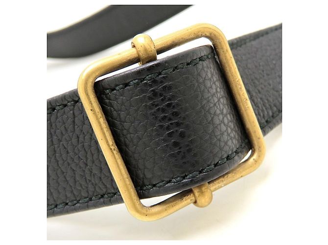 Borsa a tracolla Gucci in vitello nero - vista 19
