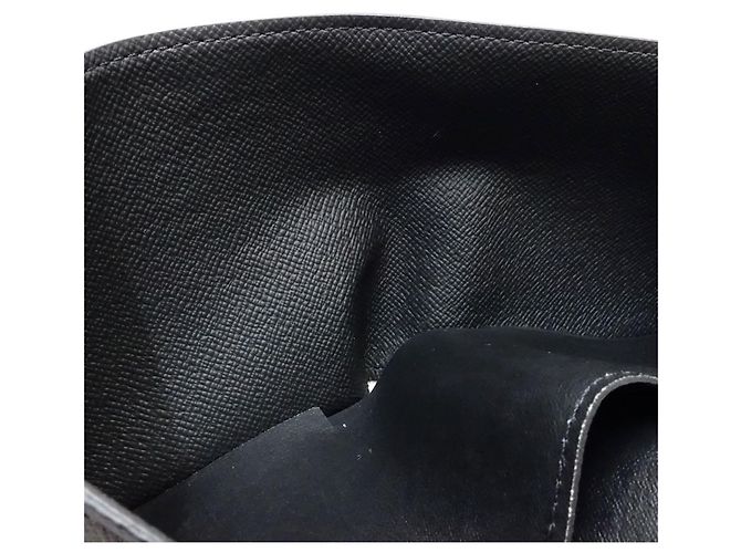 Portafoglio bi-fold Louis Vuitton Monogram Eclipse Nero Monogramma - vista 10