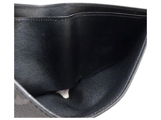Portafoglio bi-fold Louis Vuitton Monogram Eclipse Nero Monogramma - vista 11