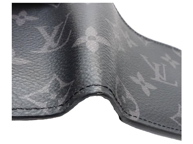 Portafoglio bi-fold Louis Vuitton Monogram Eclipse Nero Monogramma - vista 6