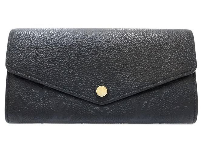 Cartera Larga Louis Vuitton Monogram Empreinte Negro - vista 2