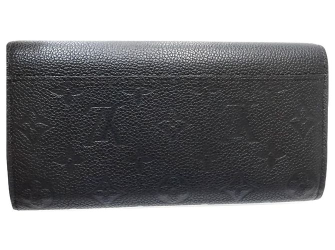 Cartera Larga Louis Vuitton Monogram Empreinte Negro - vista 4