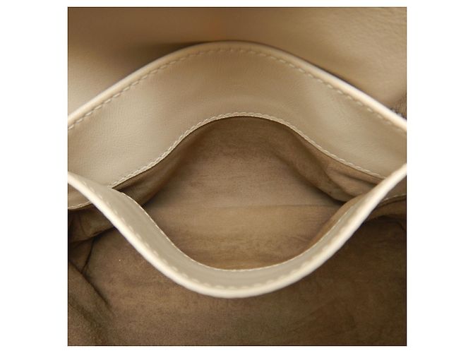 Borsa a tracolla Bottega Veneta Olympia Intrecciato con catena Crudo - vista 20