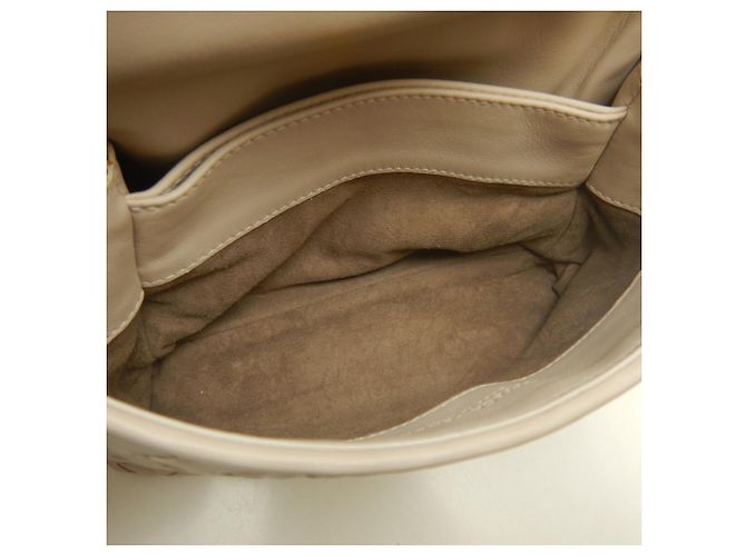 Borsa a tracolla Bottega Veneta Olympia Intrecciato con catena Crudo - vista 21