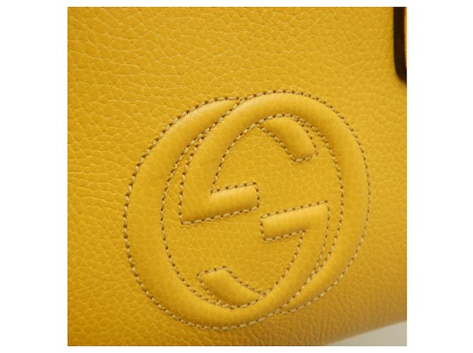 Borsa Gucci Soho in pelle gialla Giallo - vista 10