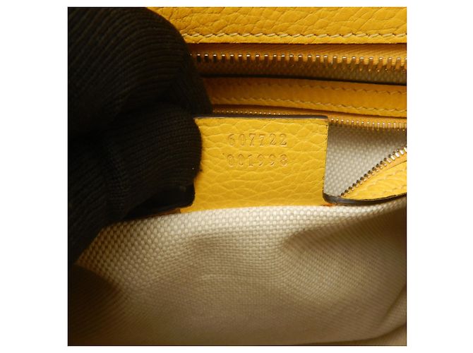 Borsa Gucci Soho in pelle gialla Giallo - vista 24
