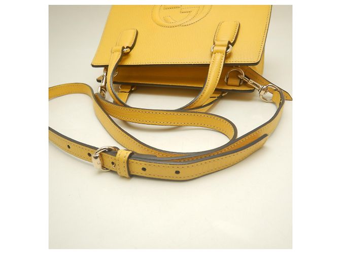 Borsa Gucci Soho in pelle gialla Giallo - vista 4