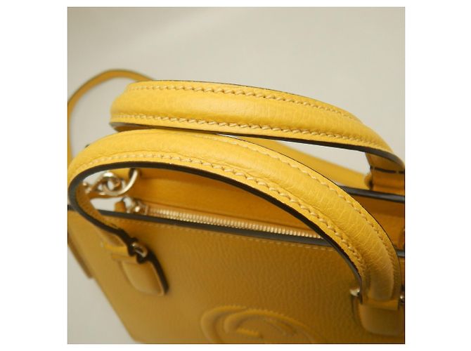 Borsa Gucci Soho in pelle gialla Giallo - vista 7